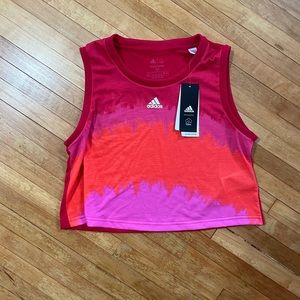 M adidas cropped top.